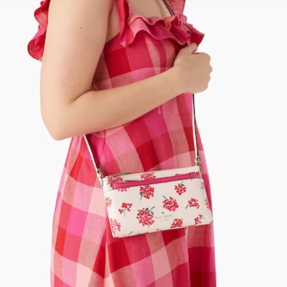 47. Kate Spade Sadie Crossbody Set in Coastal Floral - Picture 5 of 10